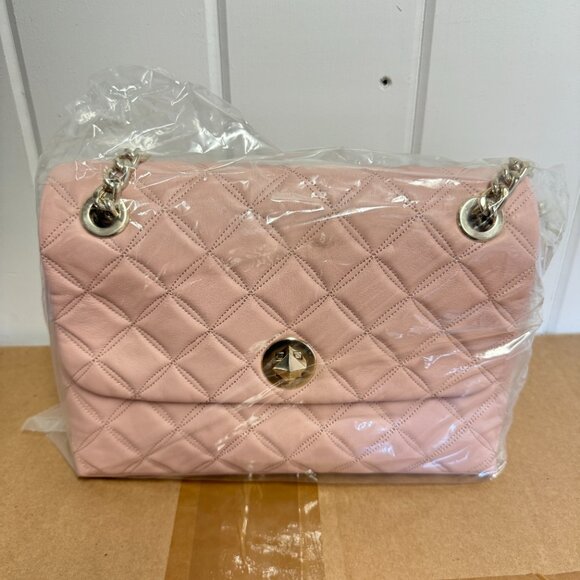 kate spade new york Natalia Medium Flap Shoulder Bag – Rose Smoke - Picture 6 of 7